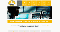 Desktop Screenshot of centenarioseguridad.cl